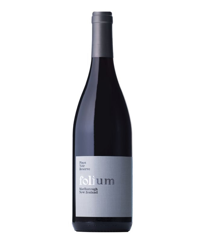 Bottle of the stunning Folium Reserve Pinot Noir