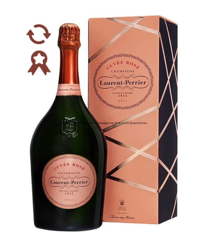 Laurent Perrier Cuvee Rose with box