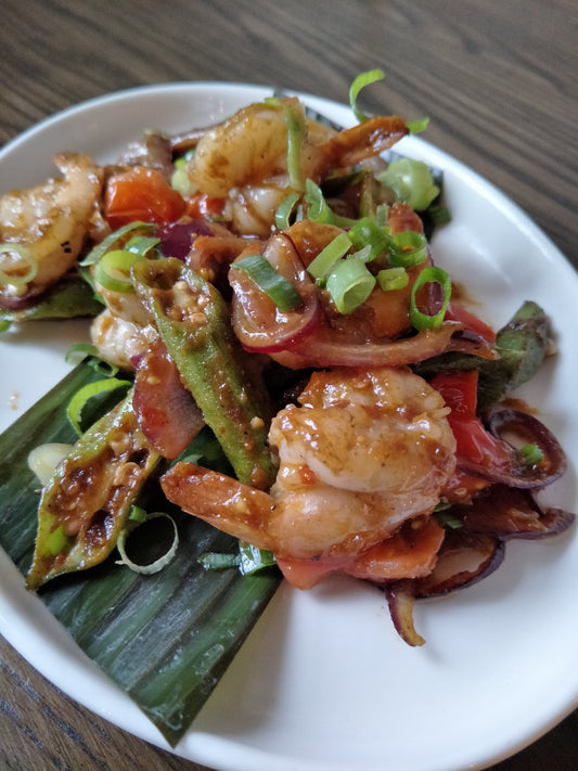 Madam Woo Sambal Prawns