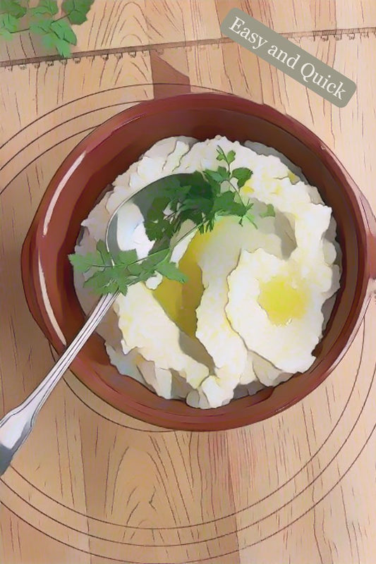 Cauliflower Mash with Truffle Oil