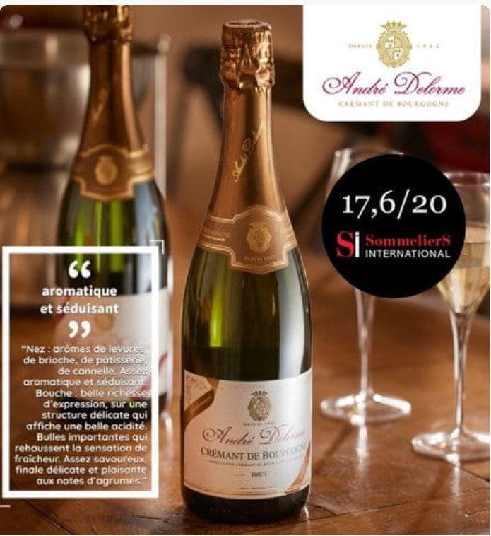 Sommeliers International award for Delorme Brut, The Wine List NZ