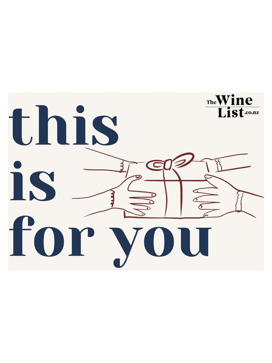 The Wine List gift card: this is for you